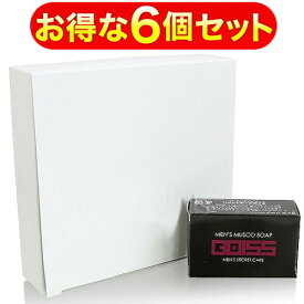 【送料無料!!】男性用加齢臭ケアの石鹸♪　GOISS・ゴイスソープ100g《お得な6個セット!!》−　女性好みの微香性の香り!!　植物由来成分で男にハリを与える!!　【消費税込み】【セール対象商品】【送料込み】