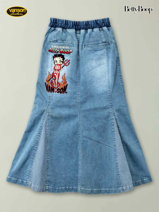 楽天市場】＜送料無料＞【VANSON×BETTY BOOP】“ デビル ベティ ” 総  