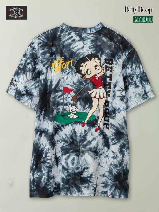 楽天市場】【The BRAVE-MAN×BETTY BOOP】“ベティ：ゴルフ” 刺繍入り T 