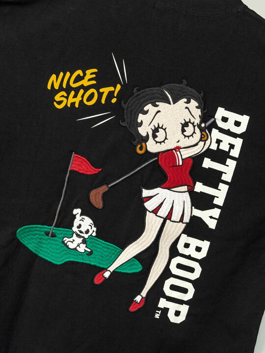 楽天市場】【The BRAVE-MAN×BETTY BOOP】“ベティ：ゴルフ” 刺繍入り T 