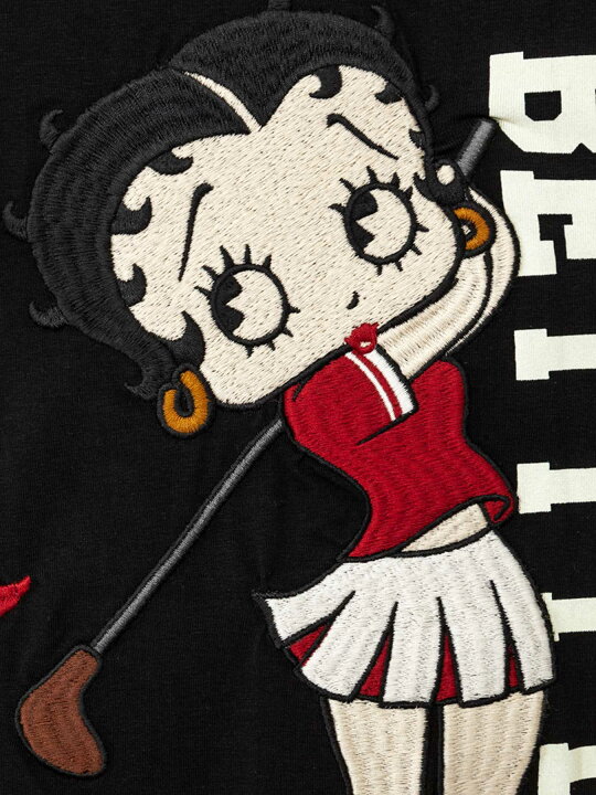 楽天市場】【The BRAVE-MAN×BETTY BOOP】“ベティ：ゴルフ” 刺繍入り T 