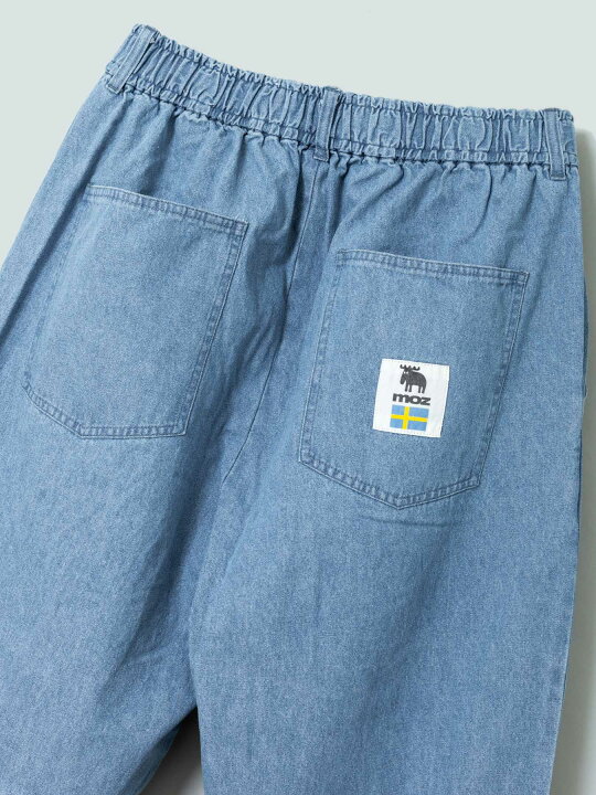 楽天市場】【moz】エルク ワンポイント刺繍入り デニム バルーン 