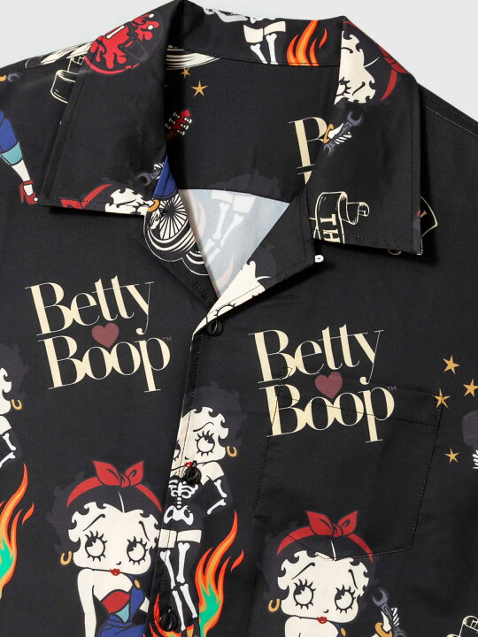 楽天市場】【The BRAVE-MAN×BETTY BOOP】総柄 ベティ プリント 半袖