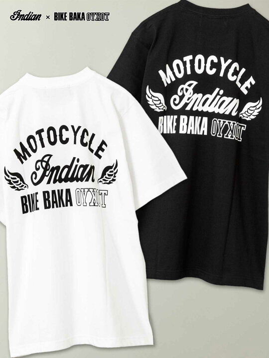 楽天市場】【INDIAN×TOKYO BB】“WING LOGO” RUBBER PRINT S/S T-SHIRT 