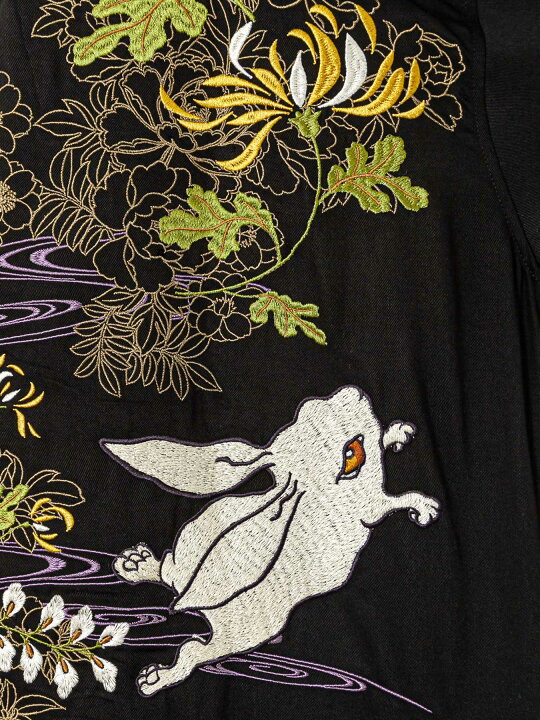 楽天市場】【絡繰魂×ちきりや】“ 百花繚 乱” 総刺繍 スカシャツ 〔別注 