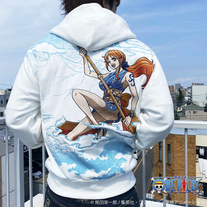 楽天市場】【絡繰魂・粋× ONE PIECE 】 おナミ ZIP UP パーカー ｜ 和  