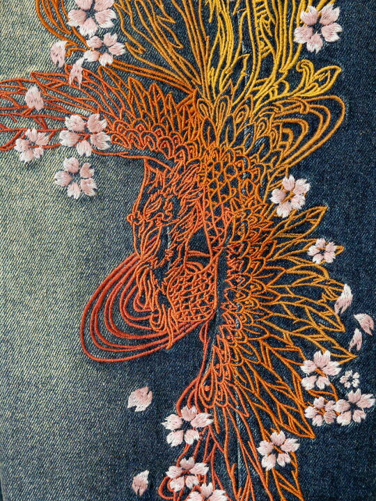 楽天市場】◇Fashion THE SALE◇【雅結】 グラデーション 鳳凰 刺繍  