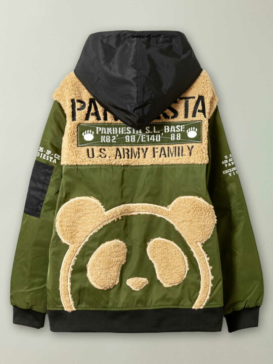 楽天市場】【PANDIESTA JAPAN】ボア切替 BIG シルエット 2WAY 中綿 