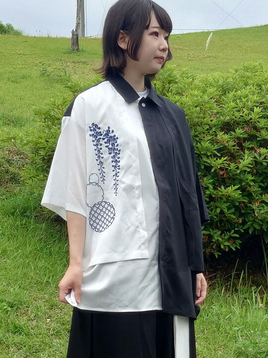 楽天市場】【雅結 -EN-】藤刺繍 BIGシルエット フェイク レイヤード 