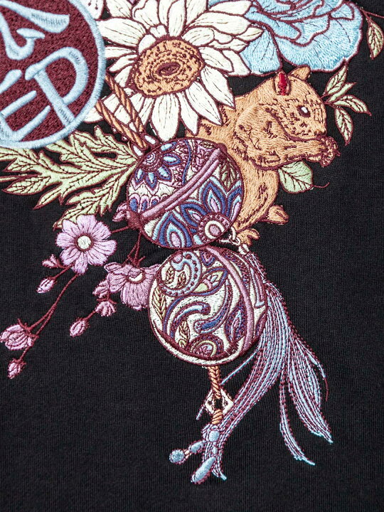 楽天市場】＜送料無料＞【今昔 -KON-JAKU-】“楽園に咲く花 総刺繍 
