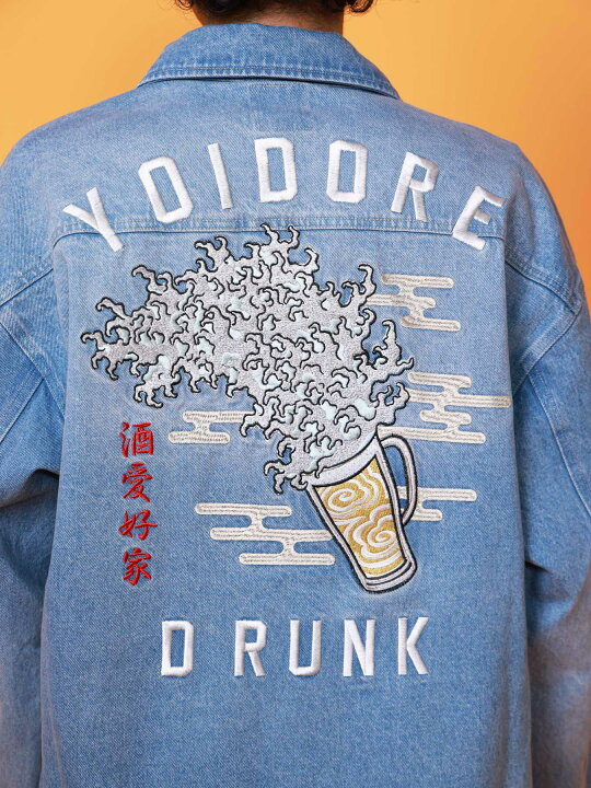 楽天市場】◇スーパーSALE◇【YOIDORE】浮世絵ビール 総刺繍 デニム 