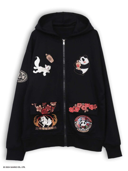 楽天市場】＜送料無料＞【PANDIESTA JAPAN×今昔】“酔いどれ”総刺繍ZIP 