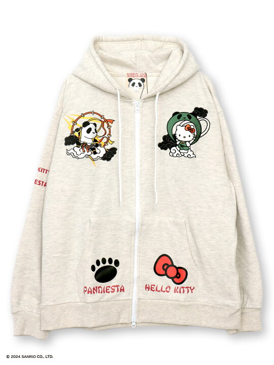 楽天市場】＜送料無料＞【Hello Kitty×PANDIESTA JAPAN】風神雷神 刺繍 