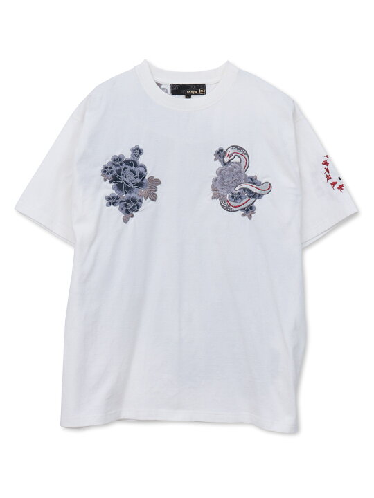 楽天市場】＜送料無料＞【絡繰魂・粋】“ヤマタノオロチ”総刺繍Tシャツ 