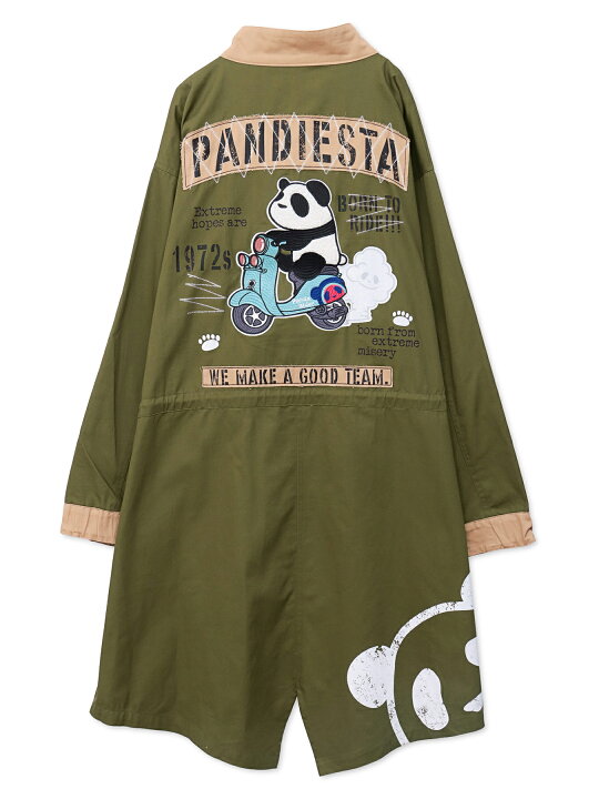 楽天市場】【PANDIESTA JAPAN】“スクーターパンダ”刺繍入り3WAYモッズ 