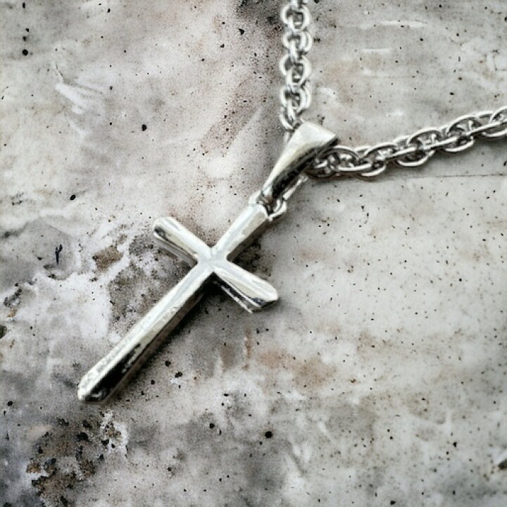 楽天市場】70cm シルバー ロープチェーン クロスネックレス ロング  