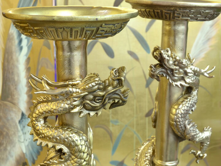 楽天市場】燭台 銅製金龍燭台（大）一対 : 中国貿易CTCオンラインShop