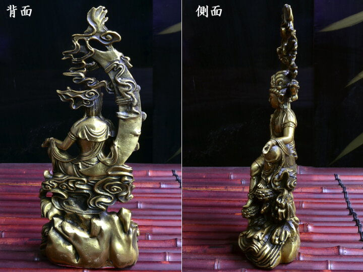 楽天市場】仏像 銅製水月観音像 : 中国貿易CTCオンラインShop