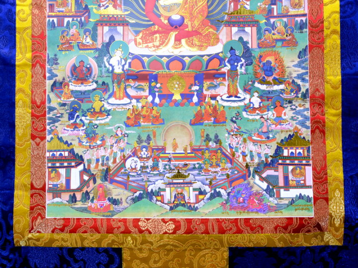 楽天市場】仏画（タンカ) チベット 仏画 掛け軸 : 中国貿易CTC 