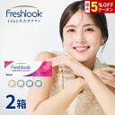 【最大5%OFFクーポン配布中!!】送料無料[2箱]フレッシュルックワンデーカラー 1箱10枚入り 1日使い捨て 2箱セット 1day ワンデー 度あり 度なし 度入り どあり どなし カラコン カラーコンタクト 日本アルコン DIA13.8mm