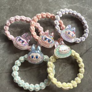 ラブブ風 ヘアゴム 5本セット 人気 ブランド シンプル 子供 子ども 子供用 飾りなし おしゃれ プレゼント 痛くない かわいい 取れにくい ベビー 赤ちゃん 小学生 女の子 保育園 幼児 幼稚園