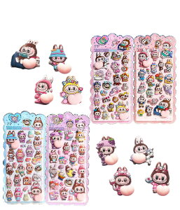 ���u�u�� �Ղ��Ղ��V�[�� ���K�V�[�� �f�R�V�[�� 3D�X�e�b�J�[ ���x�� �蒠�f�� DIY �S���V�[�� �e�[�v