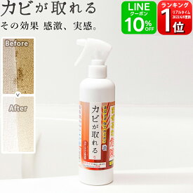 カビ取り カビが取れる カビ取りスプレー 泡 300ml ＼楽天1位／【送料無料】 除去 強力 高濃度 お風呂 かびとり カビ取り タイル 目地 カビ取り剤 水回り 排水口 パイプ シンク 壁紙 クロス 天井 パッキン 浴室 まな板