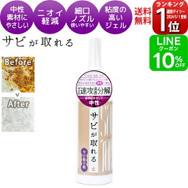 サビ取り サビが取れる サビ落とし＼楽天1位／ 160g 錆 メッキ お風呂 車 キッチン 燃料タンク 錆取り剤 バイク 強力 ネジ ステンレス シンク コゲ 浴室 中性 洗剤 自転車 掃除 最強 錆び取り剤 日用品 おすすめ チェーン 排水溝 送料無料