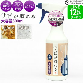 【LINEクーポン12％＋P2倍】サビ取り サビが取れるサビ取りスプレー 泡 300ml さび落とし 車 鉄粉除去剤 最強 工具 さびとり 燃料タンク 錆取り剤 錆取り 中性 サビ取り剤 自転車 チェーン 錆び取り 錆落とし ネジ 排水溝 ステンレス 鉄粉 プロ仕様