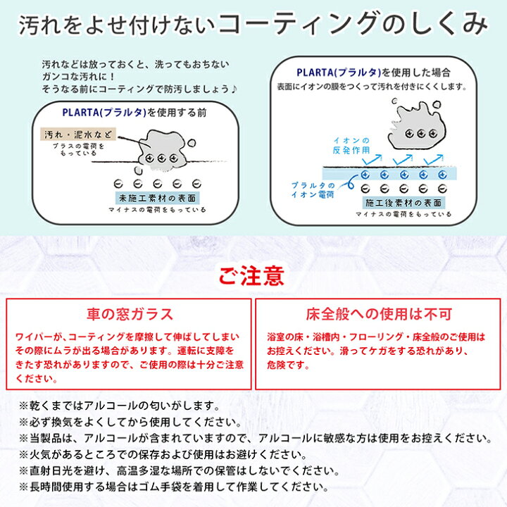 楽天市場】PLARTA(プラルタ) コーティング剤 車 鏡 ガラス 超撥水 洗面台 シンク 浴槽 200ml 水まわり 水周り用 液晶 窓 滑水性 滑水 撥水スプレー キッチン カー用品 洗車 バイク 自転車 掃除 防水スプレー スマホ【あす楽対応 送料無料】 : シー・エス 楽天市場】PLARTA(プラルタ) コーティング剤 車 鏡 ガラス 超撥水 洗面台 シンク 浴槽 200ml 水まわり 水周り用 液晶 窓 滑水性 滑水 撥水スプレー キッチン カー用品 洗車 バイク 自転車 掃除 防水スプレー スマホ【あす楽対応 送料無料】 : シー・エス