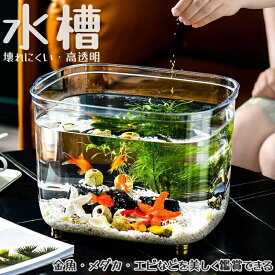 金魚鉢 水槽 飼育水槽 PET テラリウム 透明アクリル 観葉植物 インテリア 容器 テーブル アクアリウム ボウル 水培 大容量 おしゃれ メダカ 鉢 インテリア 花瓶 透明 フラワーベース