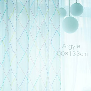[P5�{ 4/20 23:59��] �k�� ���[�X �J�[�e�� ARGYLE VOILE/�A�[�K�C���{�C�� 100×133cm 1����DL13�����{�� ���[�X�J�[�e�� ����@ok �􂦂� �k�� �����J�[�e�� �X�~�m�G �~�b�N�X �k�� ������� �؍��C���e