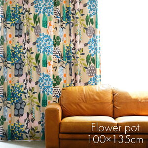 k Ռ J[e FLOWER POT/t[|bg 100×135cm 1DL13{ ՌJ[e @ok 􂦂 Ռ `L k J[e X~mG x[W O[ k  ԕ {^j