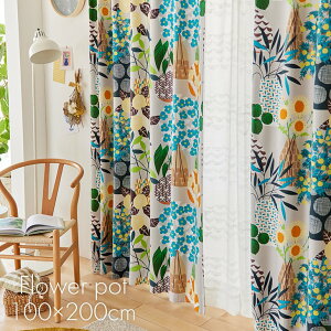 k Ռ J[e FLOWER POT/t[|bg 100×200cm 1DL13{ ՌJ[e @ok 􂦂 Ռ `L k J[e X~mG x[W O[ k  ԕ {^j