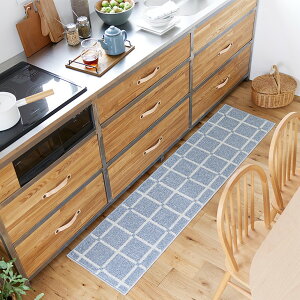 �􂦂� �L�b�`���}�b�g �I�Z�� 45×240cm 22AW���􂦂� �h�_�j ����~�� ���g�[�E�z�b�g�J�[�y�b�g�Ή� �k�� ������� �`�F�b�N�� ���{�� �L�b�`���}�b�g 240cm �􂦂� �}�b�g �X�~�m�G 45 240 �L�b