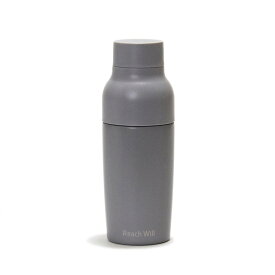 Reach Will リーチウィル vase ステンレス製 真空マグボトル 380ml (グレー) RFC-38GR 保温 保冷 タンブラー ボトル 水筒 おしゃれ シンプル 子供 幼児 THRW19AW■ Reach Will【仕入れ商品のためクーポン対象外】