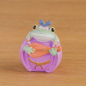 カエル コポーシリーズ 七福神 弁財天 Copeau コポー クッチーナホーム カエル コポー 新作 ダイカイ 弁財天様 七福神 人形 かわいい 置物 玄関 インテリア 雑貨 オブジェ かえる 蛙 小さい