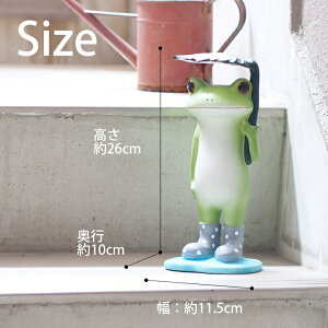 楽天市場 カエル 置物 ガーデン 葉っぱ 傘 カエル Copeau コポー クッチーナ カエル グッズ かえる カエルの置物 6月 雨 梅雨 カサ 蛙 マスコット オーナメント 庭 ガーデニング 玄関 リビング インテリア 雑貨 かわいい 癒し ギフト プレゼント