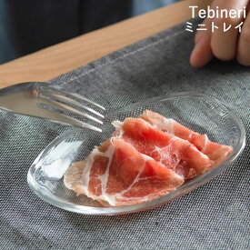 ガラスプレート ガラス 食器 おしゃれ ミニトレイ 小さめ 薬味皿 てびねり Tebineri 小皿 皿 ガラス食器 ガラスプレート 菓子皿 デザート 食洗機対応 楕円 和菓子 カフェ風 日本製 デザート マルチ トレイ かわいい ギフト プレゼント クッチーナ