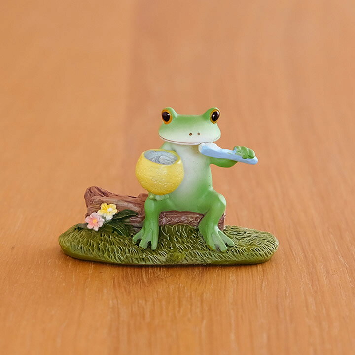 楽天市場】【1000円OFFクーポン】 歯磨きするカエル Copeau コポー 