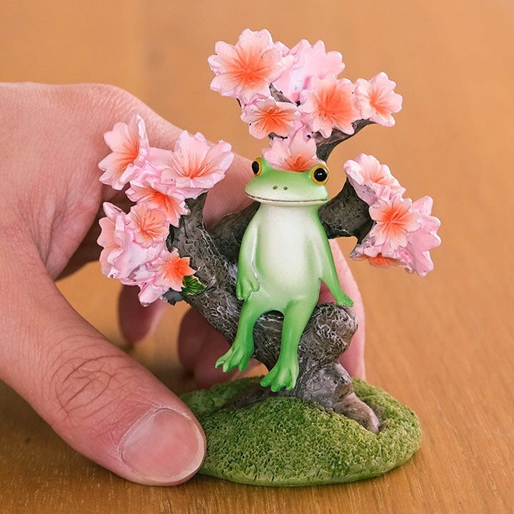 楽天市場】コポー カエル 桜の盆栽とカエル Copeau コポー クッチーナ 