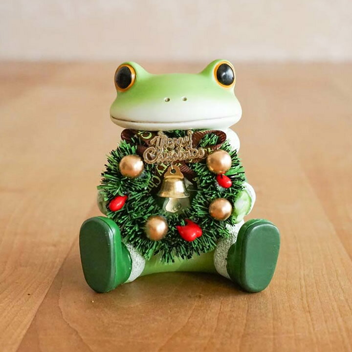 楽天市場】【最大1000円OFFクーポン】 コポー カエル クリスマスリース 