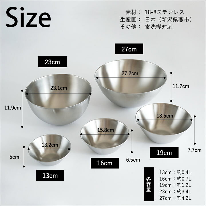 楽天市場】ボウル ステンレス 柳宗理 ステンレス ボウル 13cm 16cm 