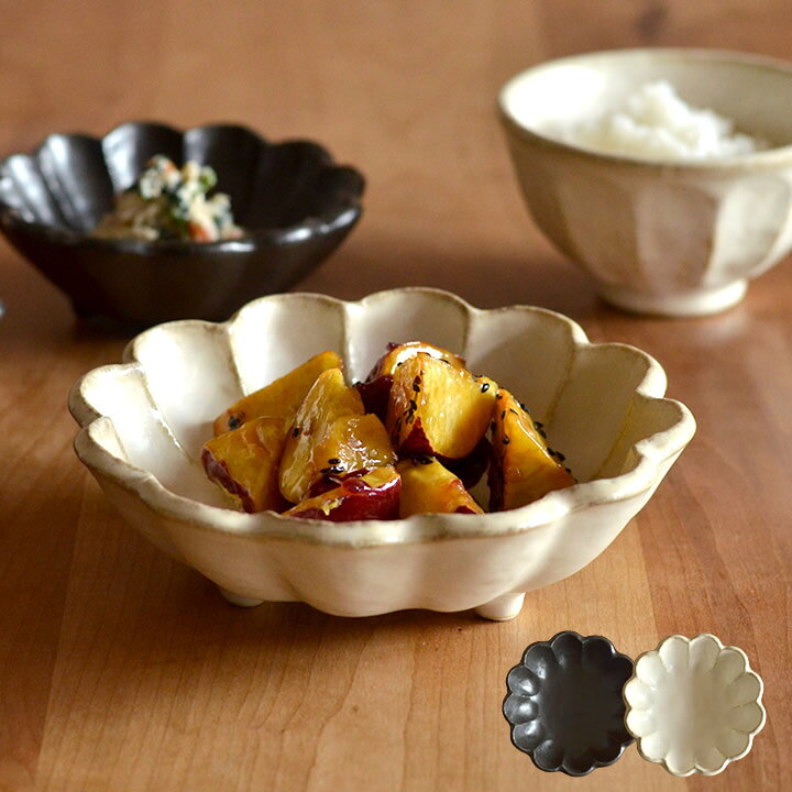 楽天市場】【5%OFFクーポン】 和食器 小鉢 リンカ 六寸鉢 白練 黒練 