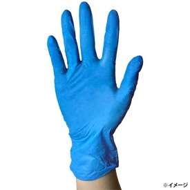 KK ニトリル手袋 M 100枚入 ブルーK-10497 4582451303399 掃除用品 介護小物 ゴム製 使い捨てタイプ