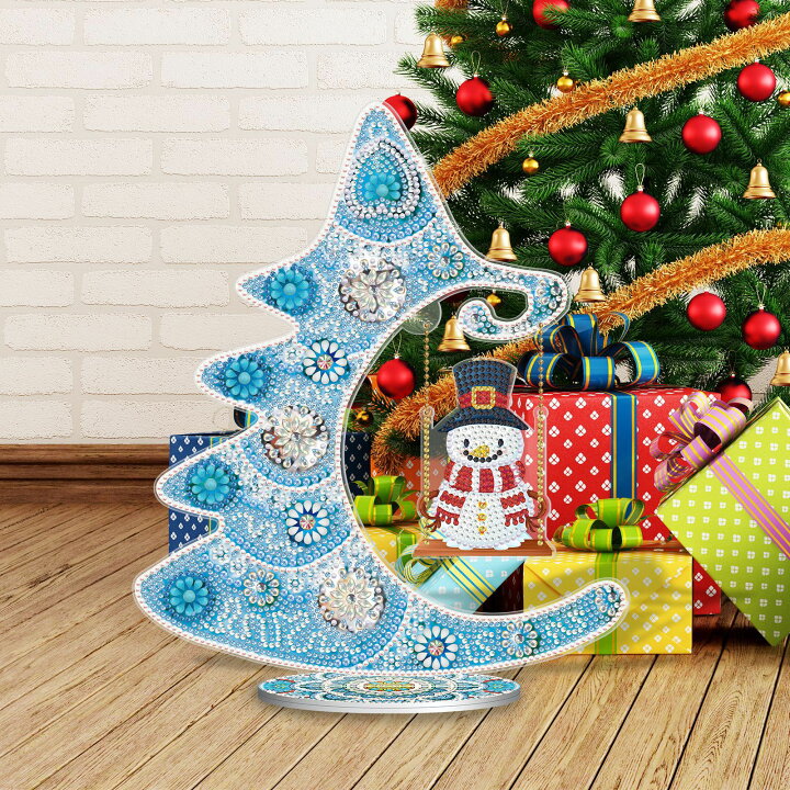 楽天市場 Diy 手作り絵画手芸キット 5dダイヤモンド絵画 ダイヤモンド塗装キット クリスマスツリー 雪だるま ダイヤモンド絵画置物 芸術品 クリスマス置物 おしゃれ クリスマス飾り ホーム 装飾品 クリスマスツリー Cuclo Shop