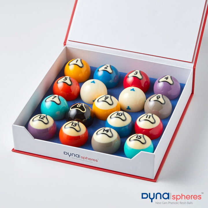 楽天市場】ダイナ スフィア ビリヤードボールセット Dyna|spheres (的 
