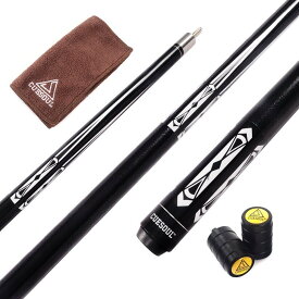 【送料無料】 ビリヤード キュー CUESOUL 58インチ19oz 1/2 ジョイント メイプルプール キュースティック 13mm キューチップ