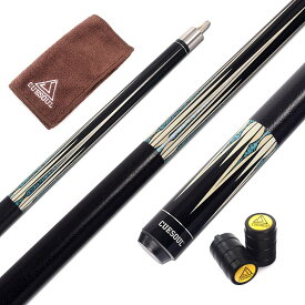 【送料無料】 ビリヤード キュー CUESOUL 58インチ19oz 1/2 ジョイント メイプルプール キュースティック 13mm キューチップ