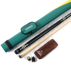 【送料無料】 ビリヤード キュー CUESOUL 58インチ19oz 1/2 ジョイント メイプルプール キュースティック 13mm キューチップ